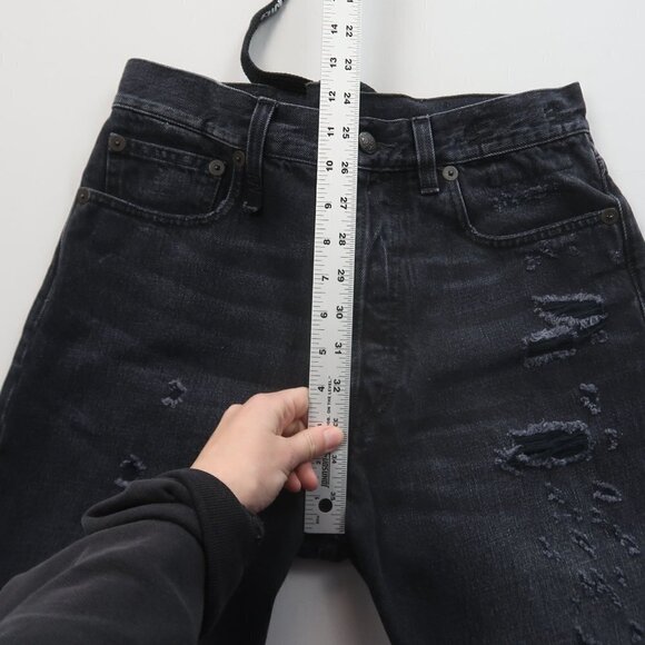 R13 Back Lace Up Jeans in Jake Black Size 27 - Picture 10 of 14